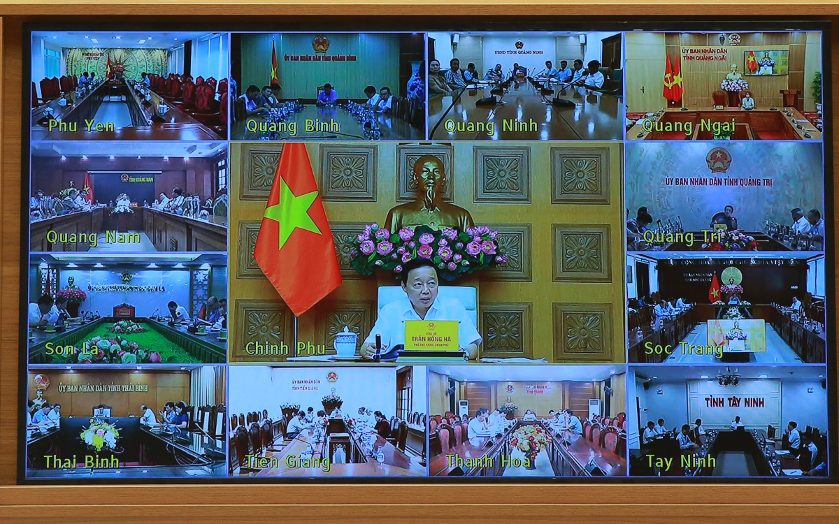 Các đại biểu dự họp trực tuyến