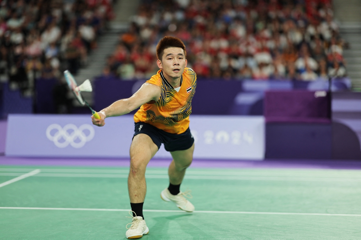 Kunlavut Vitidsarn giành HCB Olympic Paris. (Ảnh: Reuters). 