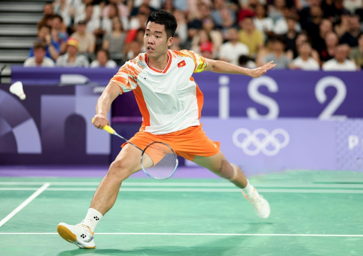 Trở về từ Olympic, Lê Đức Phát gây ấn tượng tại giải vô địch cầu lông cá nhân quốc gia 2024 (Ảnh: Reuters)