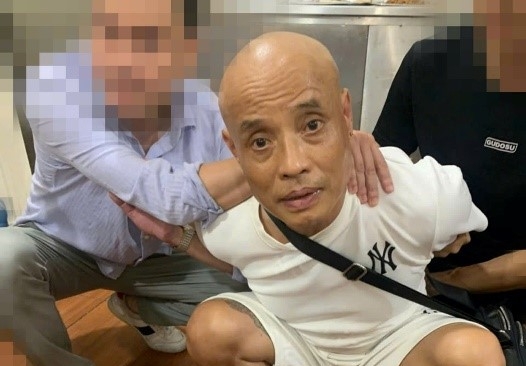 Đối tượng Trần Duy Cường bị bắt quả tang tàng trữ ma túy đá