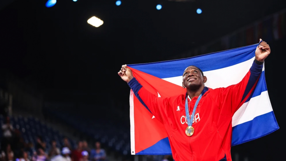 Mijain Lopez giành tấm huy chương vàng Olympic thứ 5 (Ảnh: Getty)