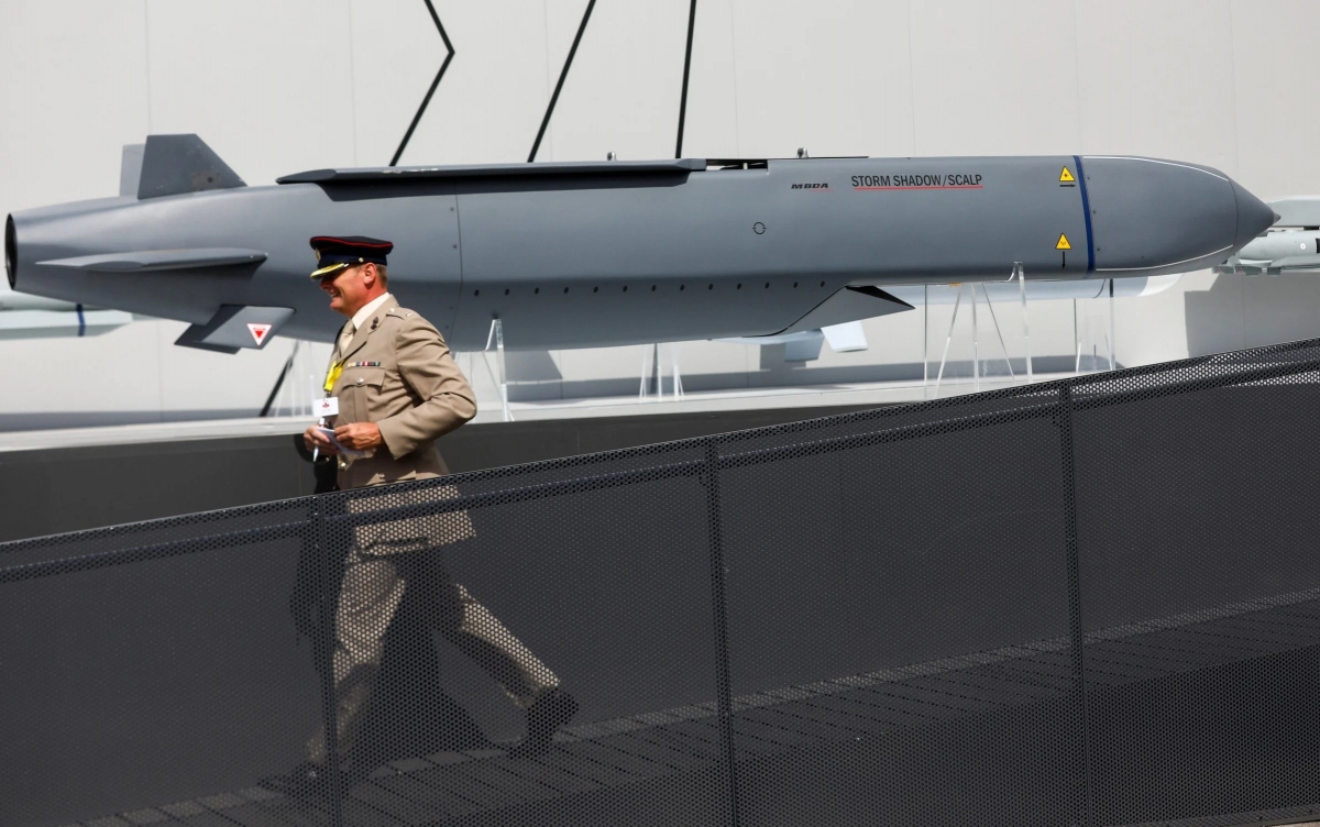 Tên lửa Storm Shadow ban đầu được Anh gửi cho Ukraine để giúp Kiev đẩy lực lượng Nga khỏi bán đảo Crimea. Ảnh: Bloomberg