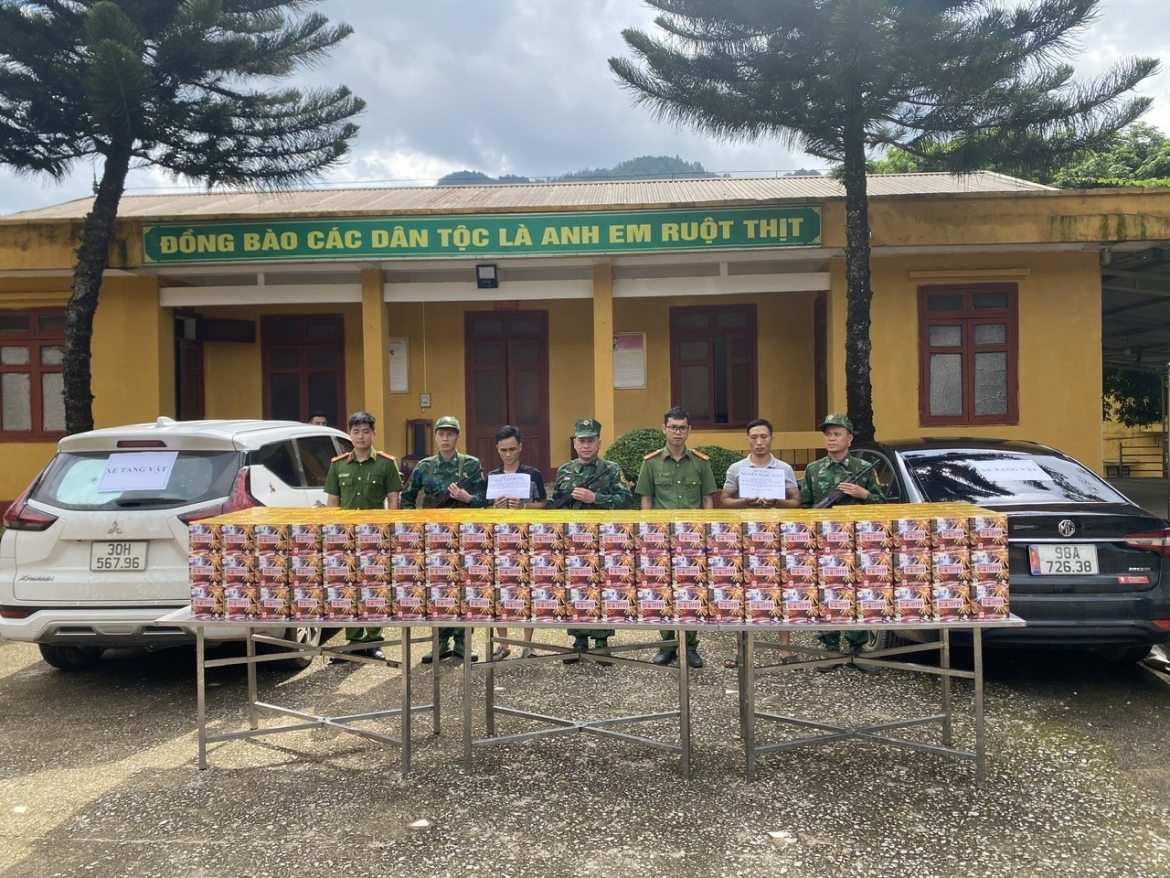 Vụ vận chuyển 460 kg pháo hoa nổ bị phát hiện, bắt giữ