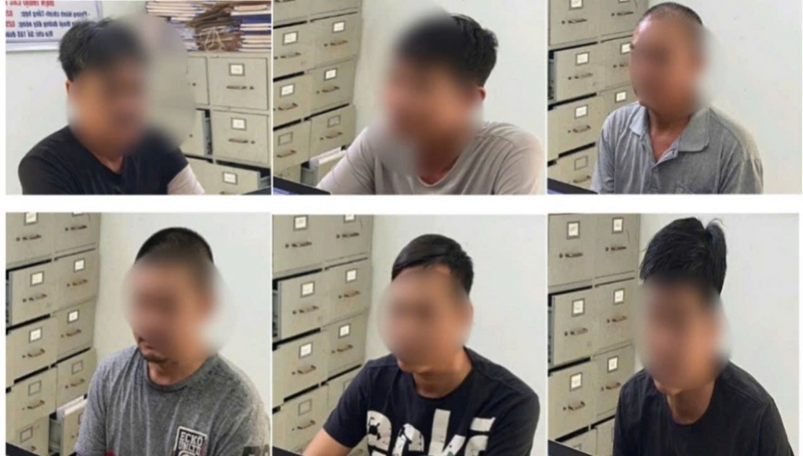 6 đối tượng đang tạm giam.