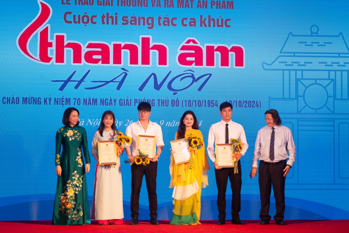 Sự kiện trao giải cuộc thi sáng tác ca khúc Thanh âm Hà Nội 