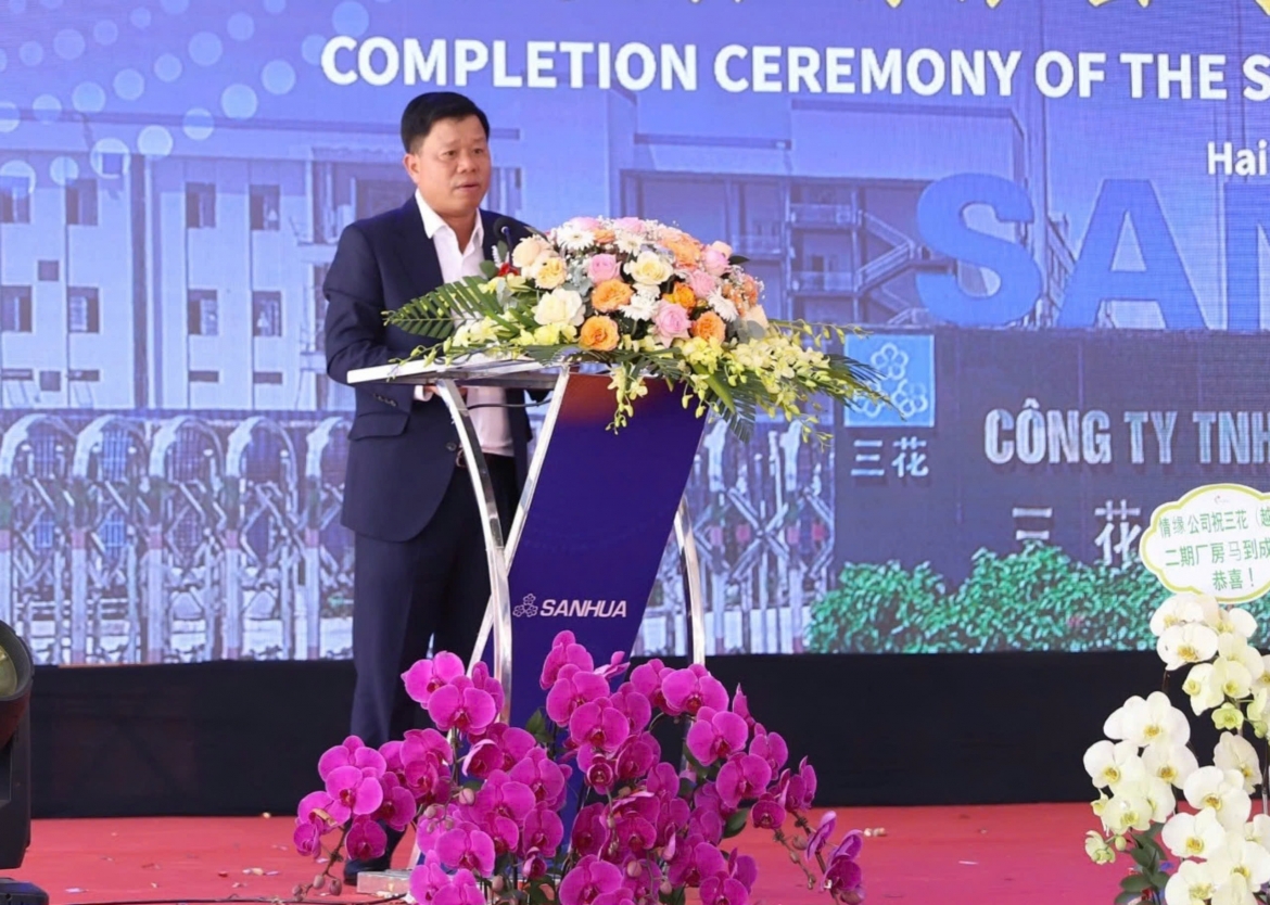 Ông Lê Trung Kiên, Trưởng ban BQL Khu kinh tế Hải Phòng khẳng định: TP Hải Phòng cam kết đồng hành và hỗ trợ các doanh nghiệp đầu tư kinh doanh tại thành phố