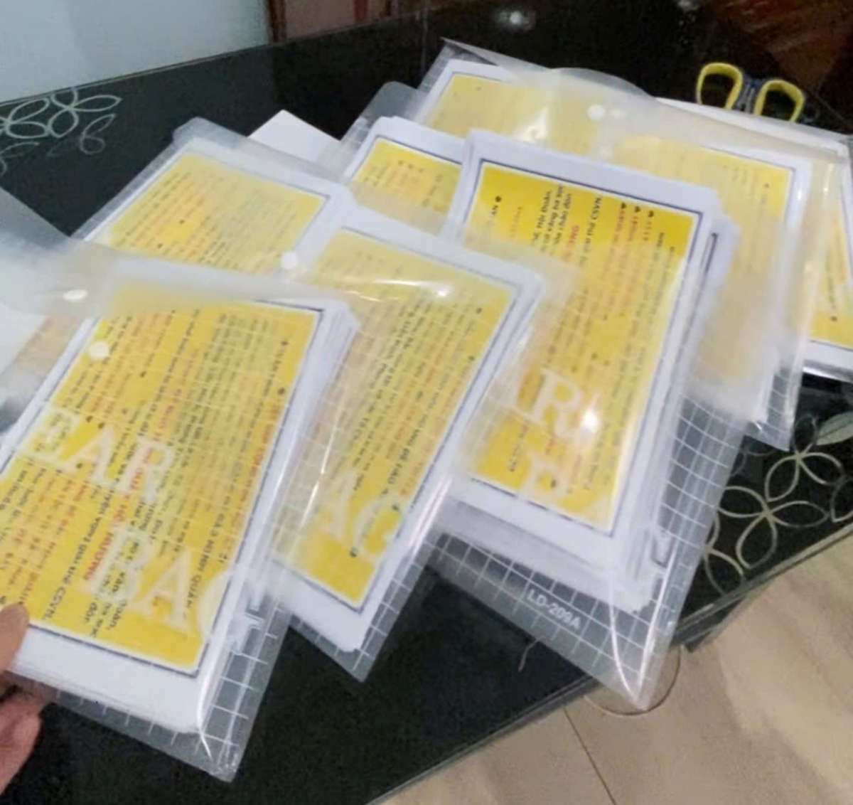 Tang vật Công an thu giữ