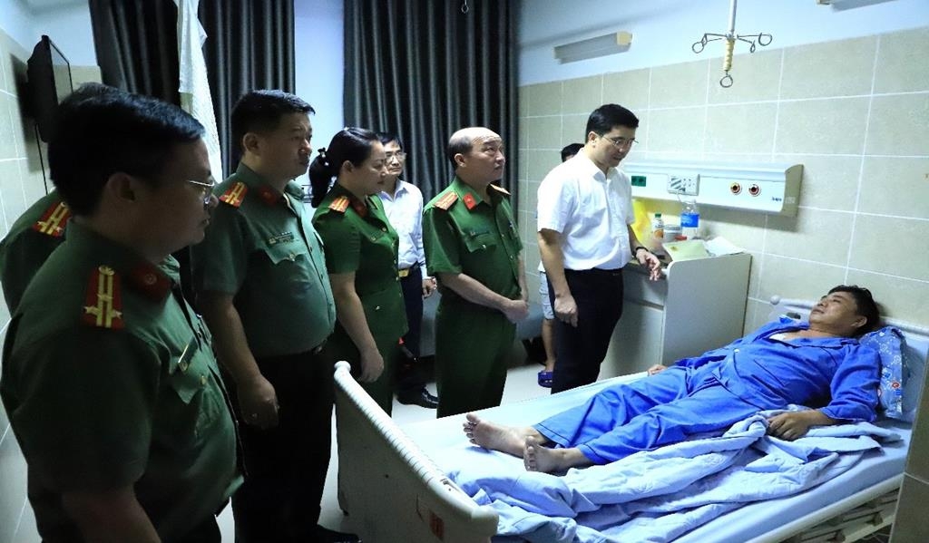 Ông Hải bị đâm trọng thương khi đi hòa giải (Ảnh: Công an tỉnh Đồng Nai)