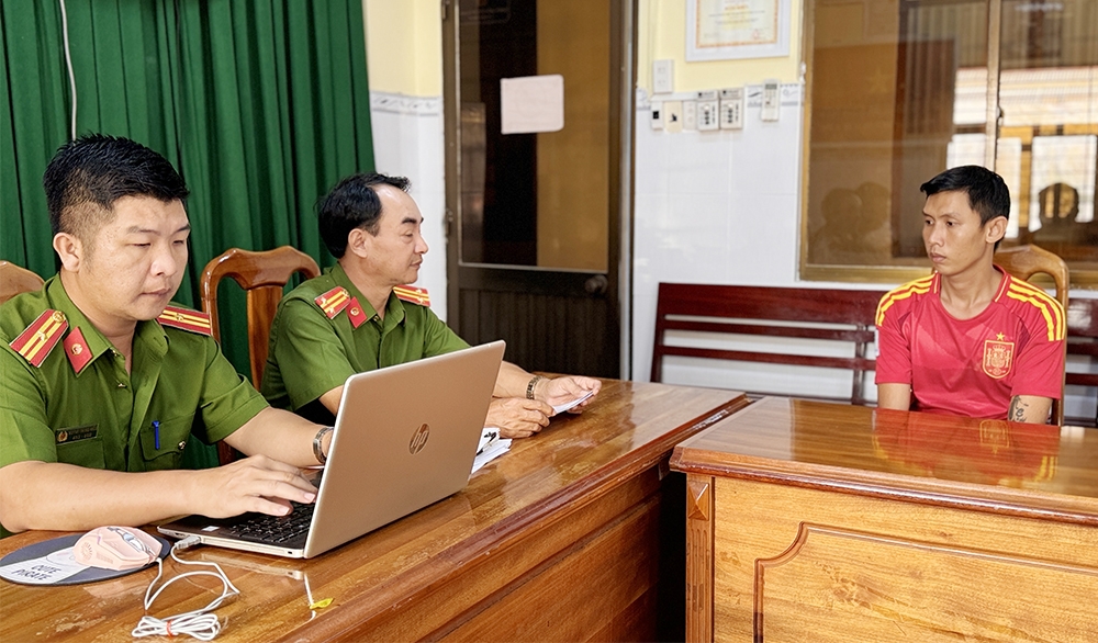 Hồ Minh Thuận khai nhận hành vi tại cơ quan công an