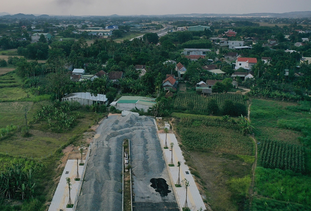 Dự án đường Thạch Bích- Tịnh Phong vướng mặt bằng