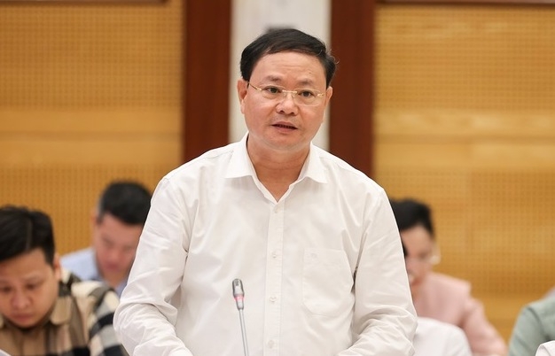 Thứ trưởng Bộ Tài nguyên và Môi trường Lê Minh Ngân (Ảnh: VGP/Nhật Bắc)