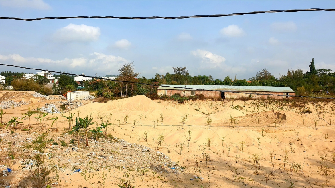 Khu vực Đặng Thanh Bình hủy hoại rừng, khai thác cát trái phép