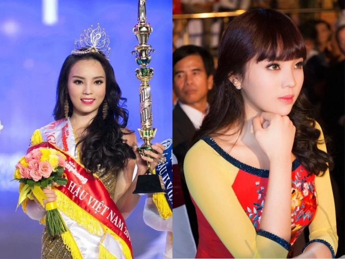 Nhan sắc Kỳ Duyên thời điểm đăng quang Hoa hậu Việt Nam 2014