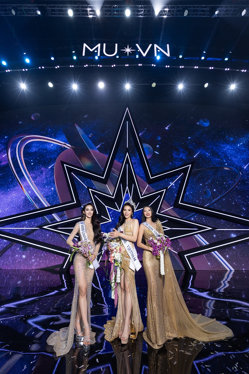 Top 3 Miss Universe Vietnam 2024.