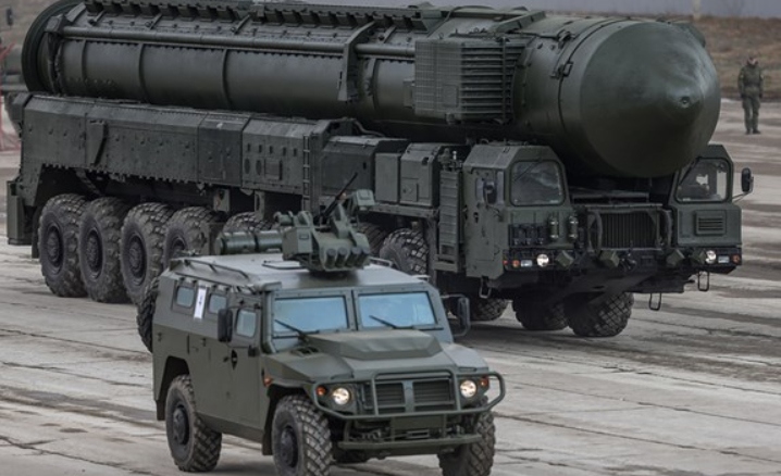 Hệ thống tên lửa di động Topol-M của Nga. Nguồn: TASS.
