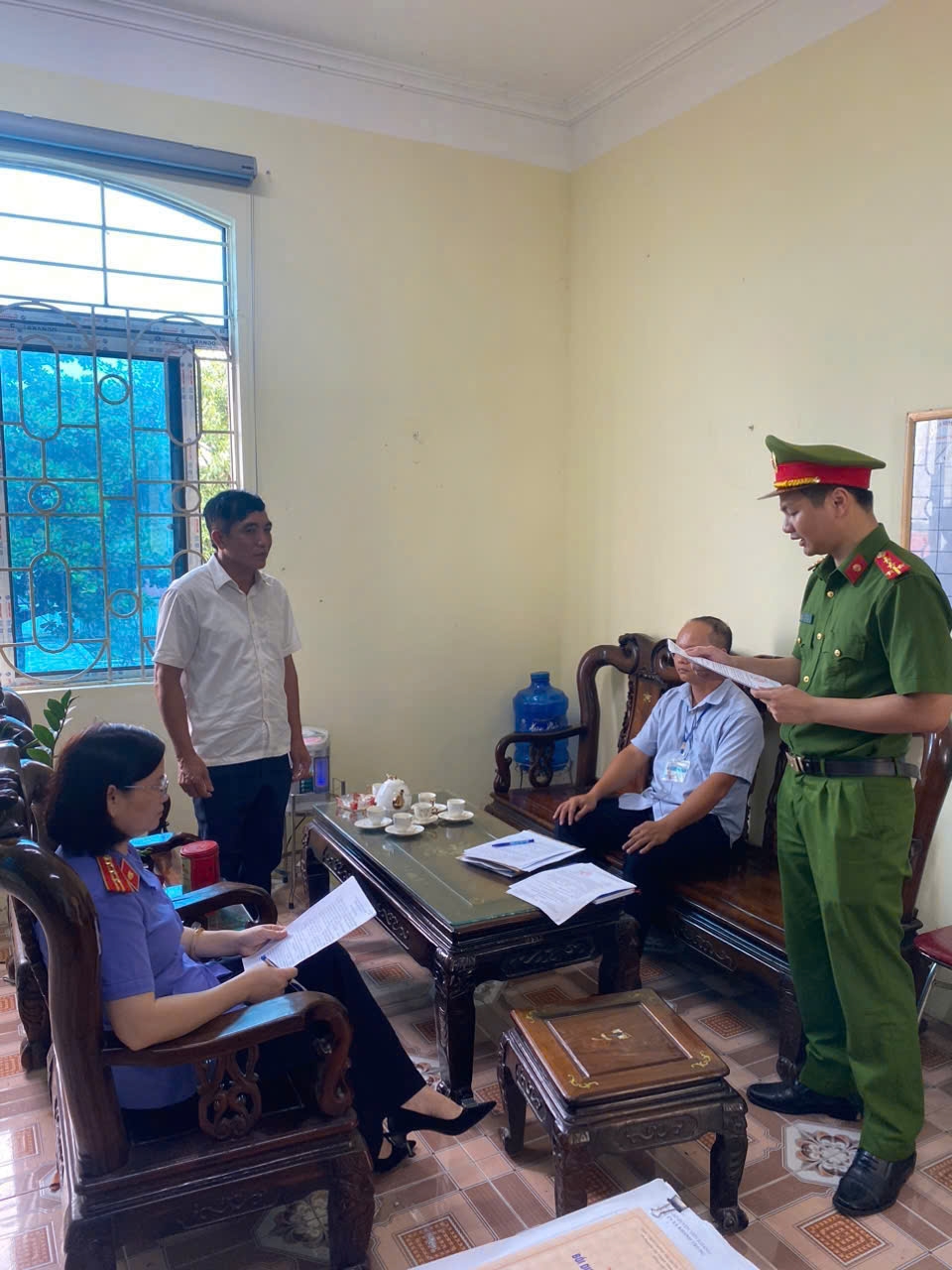 Cơ quan Cảnh sát điều tra Công an tỉnh công bố Quyết định khởi tố bị can đối với Phạm Ngọc Duân
