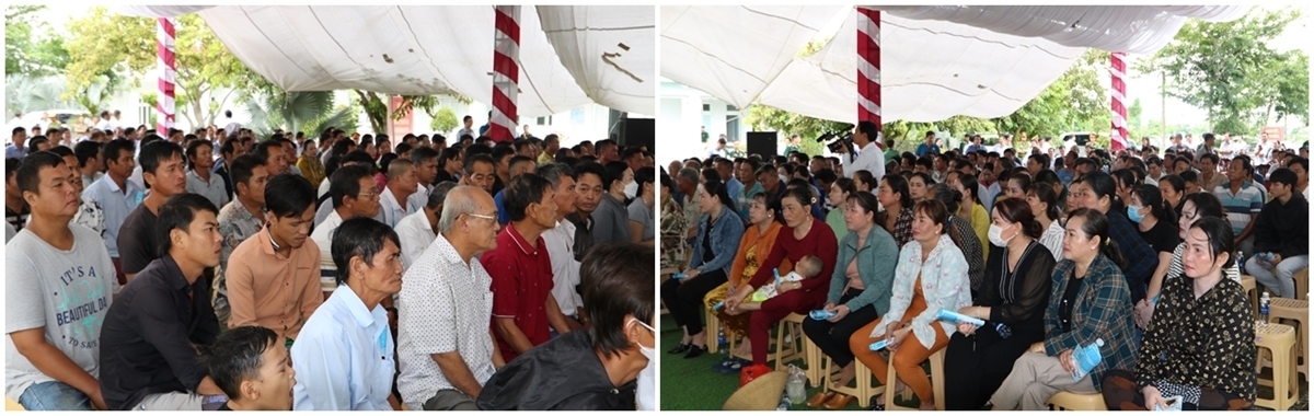 Đông đảo ngư dân Bạc Liêu theo dõi phiên tòa giả định