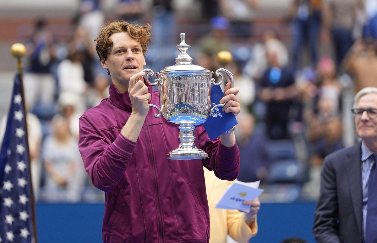 Jannik Sinner vô địch đơn nam US Open 2024. (Ảnh: Reuters). 