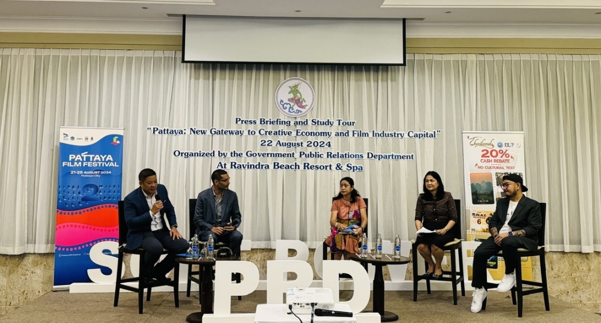 Thảo luận "Pattaya trên con đường trở thành trung tâm điện ảnh của thế giới". Ảnh: Ngọc Diệp