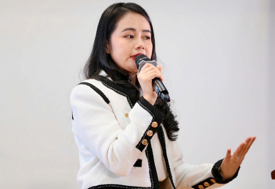 Bà Hoàng Thị Minh Ngọc - Giám đốc Việc Làm Tốt (Ảnh H.T)