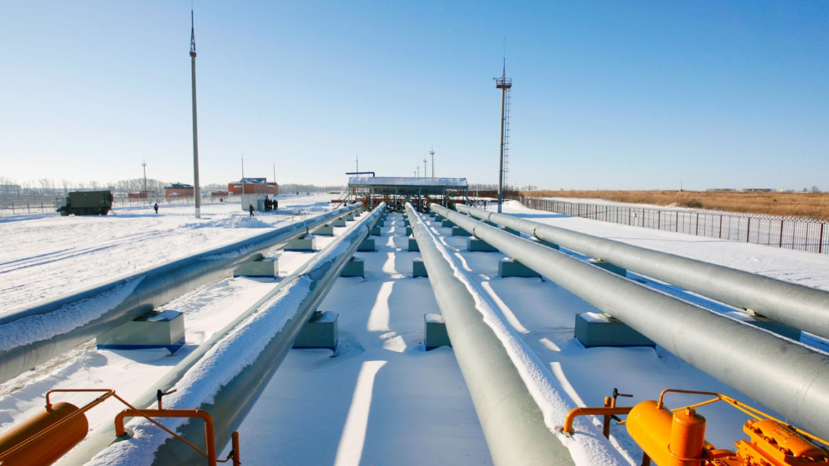 Trạm khí đốt Sudzha ở biên giới Nga - Ukraine. Ảnh: Gazprom