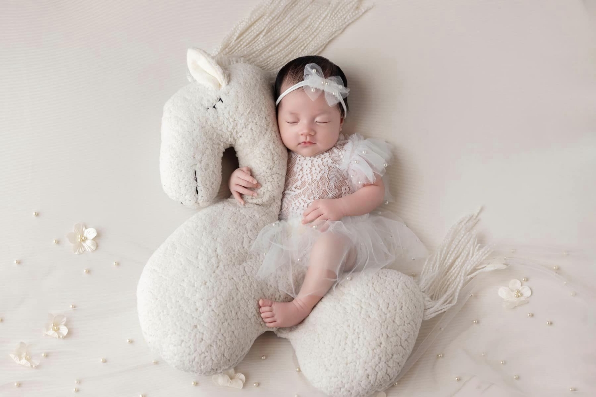 Mới đây, Hoa hậu Đặng Thu Thảo xác nhận sinh con thứ ba, là một bé gái. "Cảm ơn em đã đến với gia đình, từ ngày có thêm em cả nhà ngập tràn niềm vui, trộm vía nặn thế nào mà em có nét vừa giống chị và cũng vừa giống anh. Yêu em bé nhỏ xíu của cả nhà thật nhiều", cô chia sẻ trên trang cá nhân. Dưới bài đăng, bạn bè, đồng nghiệp và khán giả để lại lời chúc mừng tới gia đình Đặng Thu Thảo. 