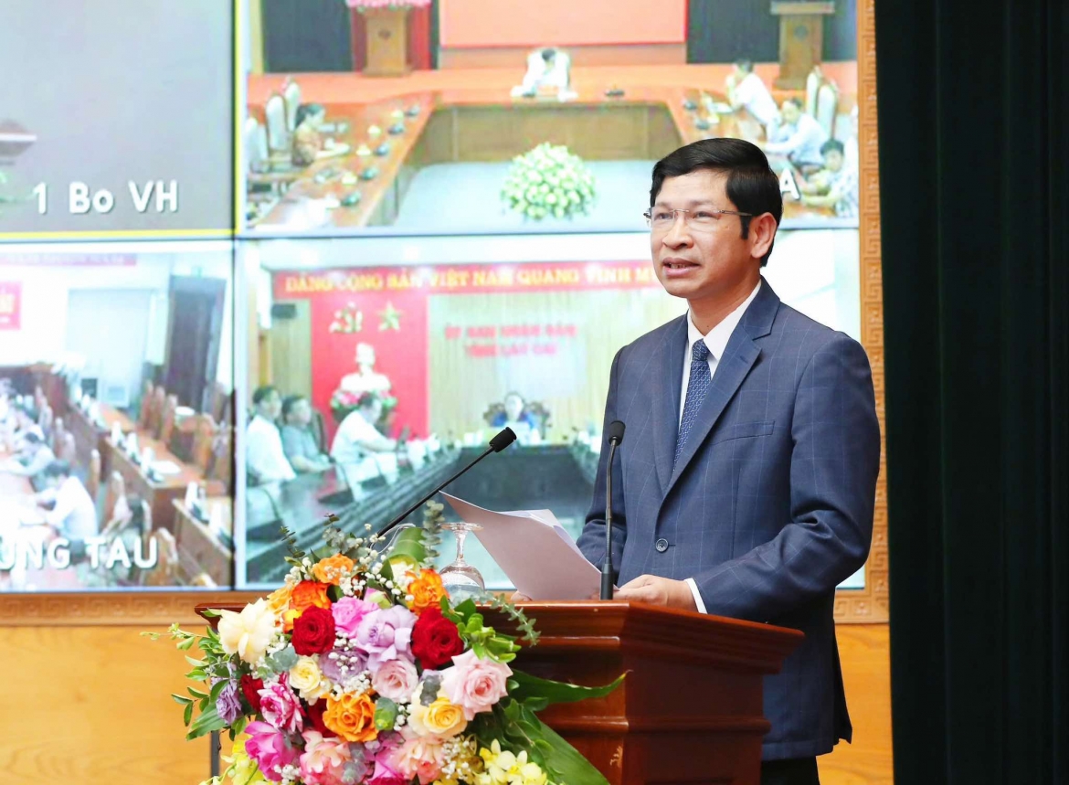 Thứ trưởng Bộ VHTT&amp;DL Hồ An Phong phát biểu kết luận hội nghị