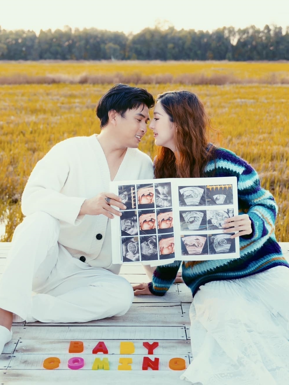 Hồ Quang Hiếu cho biết bà xã Tuệ Như ốm nghén, sợ đồ ăn nên anh thường ăn cùng để cổ vũ, từ đó tăng cân nhanh trong vài tháng.