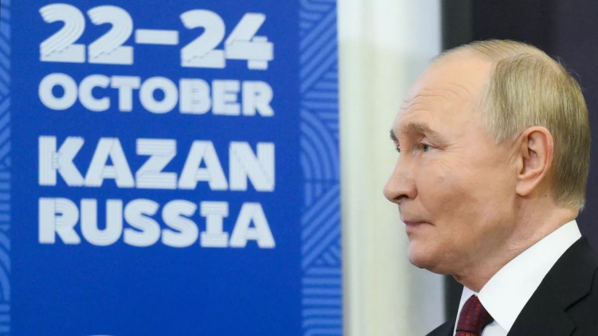 Tổng thống Putin tại sự kiện BRICS 2024 tổ chức ở Nga. Ảnh: Sputnik.