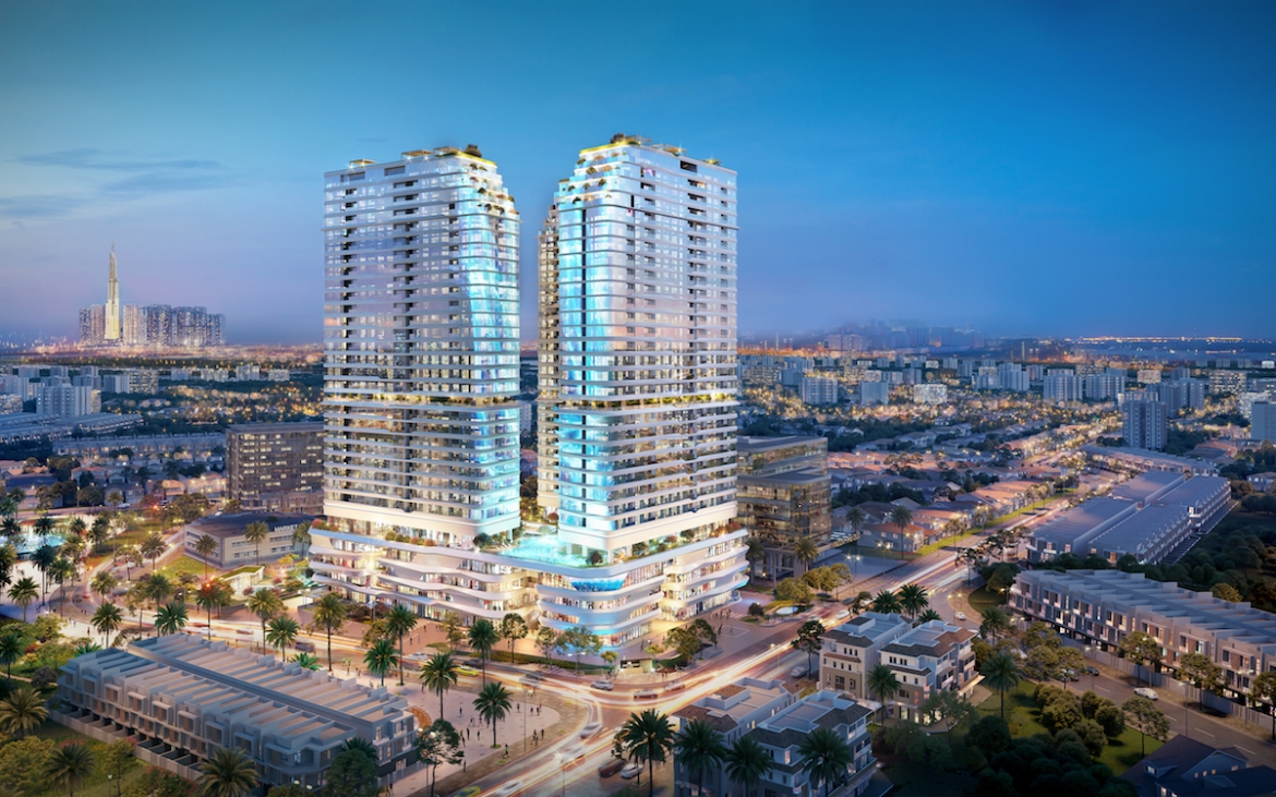 King Crown Infinity được bao quanh bởi vô số tiện ích thuận tiện, chỉ cách Ga Metro, và Giga Mall vài phút di chuyển