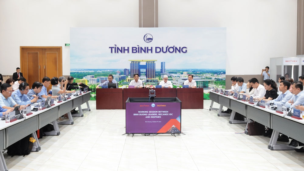 Toàn cảnh buổi làm việc (ảnh: ĐC)