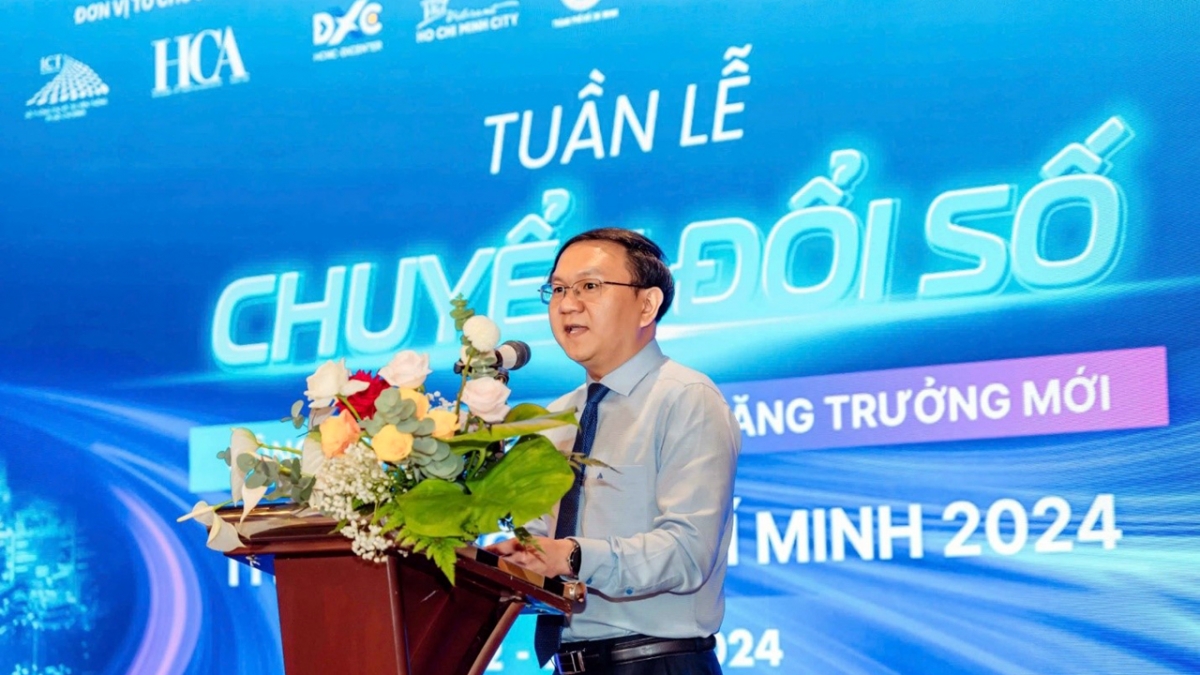 Ông Lâm Đình Thắng phát biểu tại sự kiện