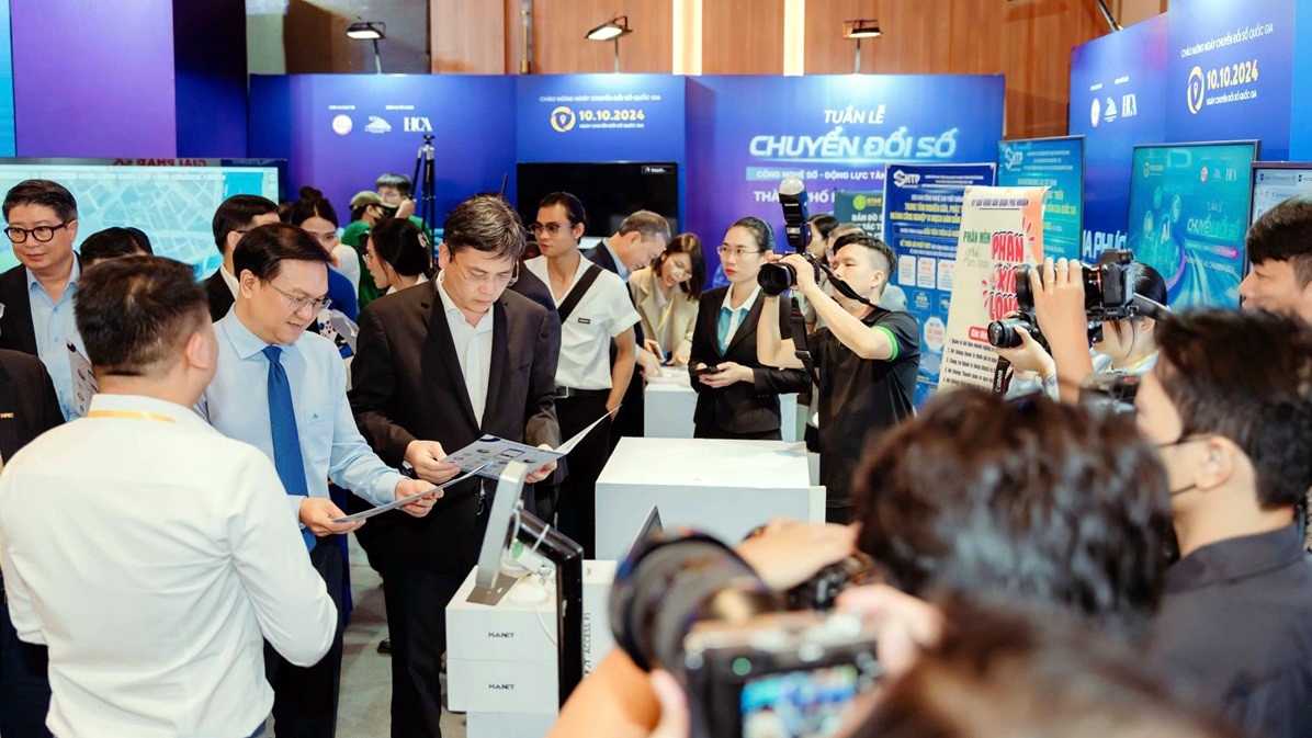 Triển lãm công nghệ nằm trong khuôn khổ Tuần lễ Chuyển đổi số TP.HCM 2024