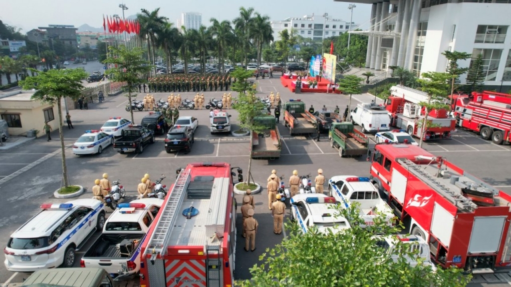 Công an tỉnh Quảng Ninh xuất quân bảo vệ ANTT, an toàn SEA Games 31