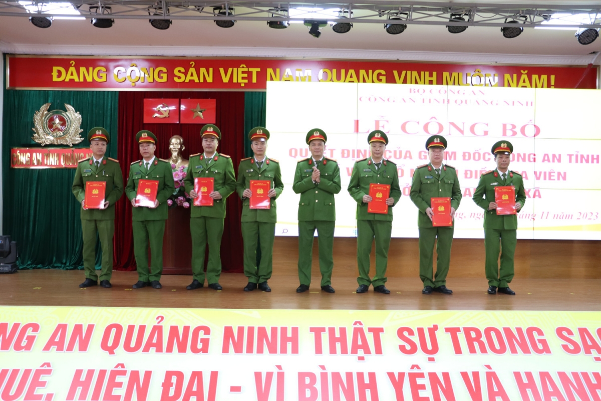 Công tác cán bộ của Công an Quảng Ninh được tổ chức chặt chẽ, đúng quy trình