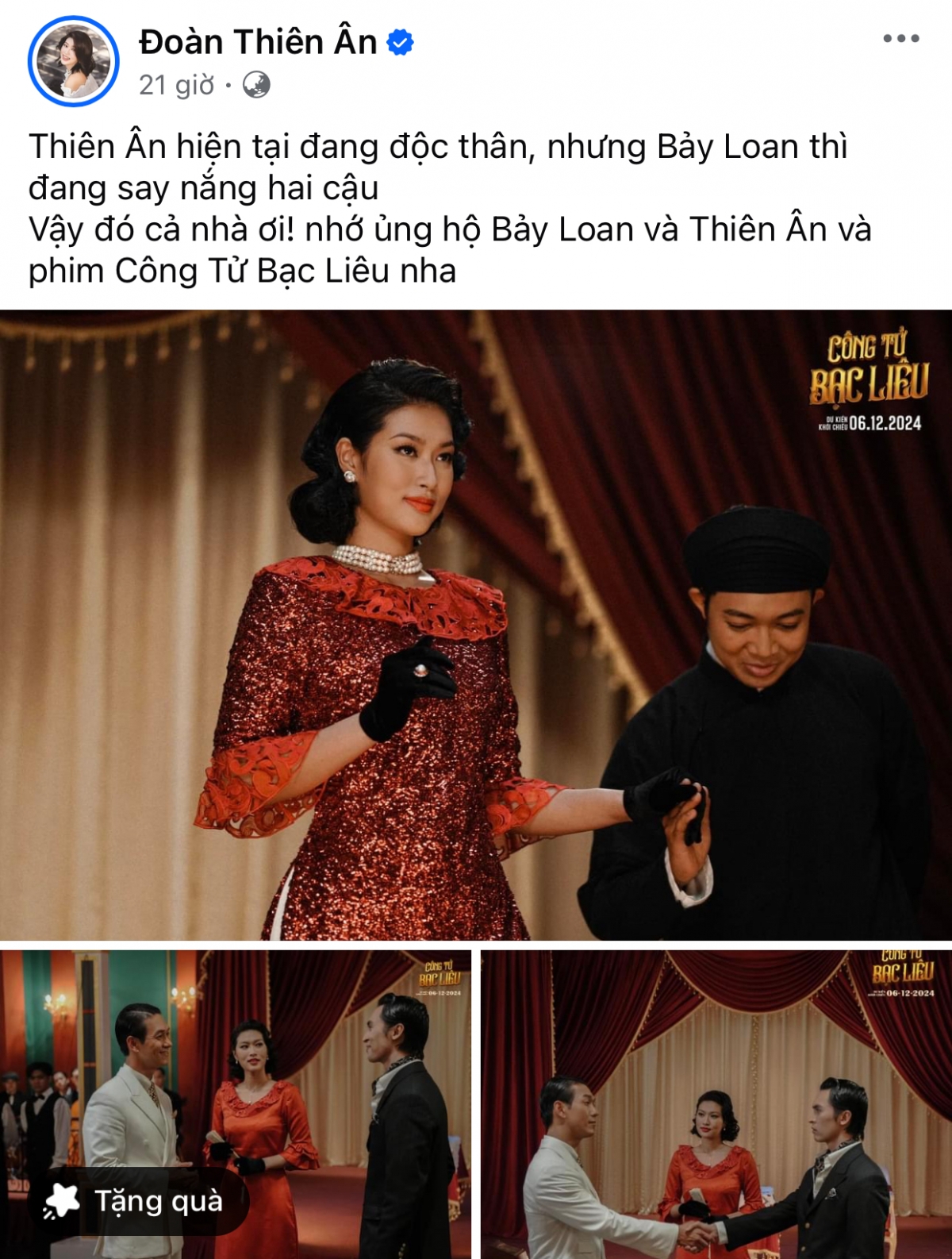 Hậu "đường ai nấy đi" với Minh Triệu, Kỳ Duyên vướng nghi vấn hẹn hò với Hoa hậu Thiên Ân. Hoa hậu Thiên Ân lần đầu lên tiếng về mối quan hệ với đàn chị. Cụ thể, Thiên Ân chia sẻ: "Thật ra chị em vẫn giữ mối quan hệ tốt với nhau mặc kệ lời đồn ngoài kia. Tôi quan trọng mối quan hệ cá nhân giữa người với người, giữa bản thân tôi với chị Duyên như thế nào".