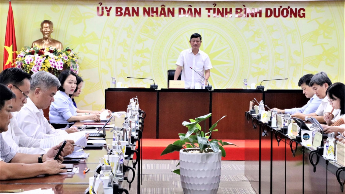 UBND tỉnh Bình Dương tổ chức cuộc họp đôn đốc việc giải ngân vốn đầu tư công