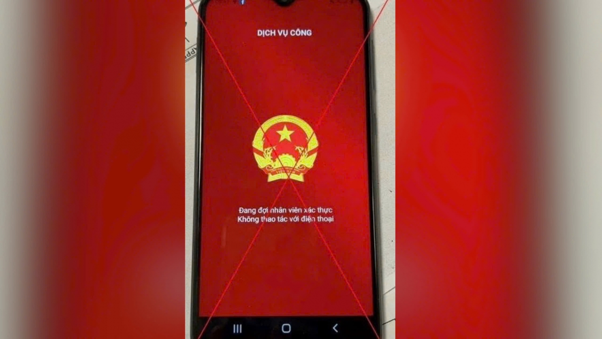 Phần mềm Dịch vụ công giả mạo