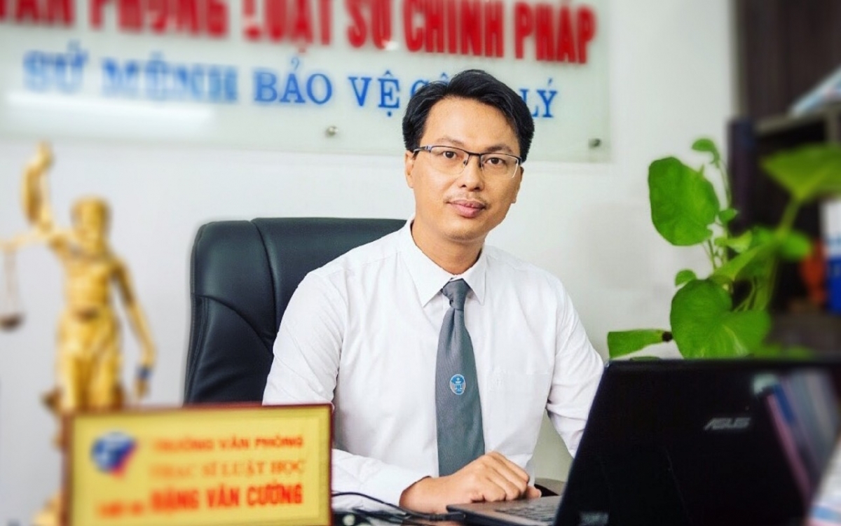 Luật sư Đặng Văn Cường – Trưởng Văn phòng Luật sư Chính pháp