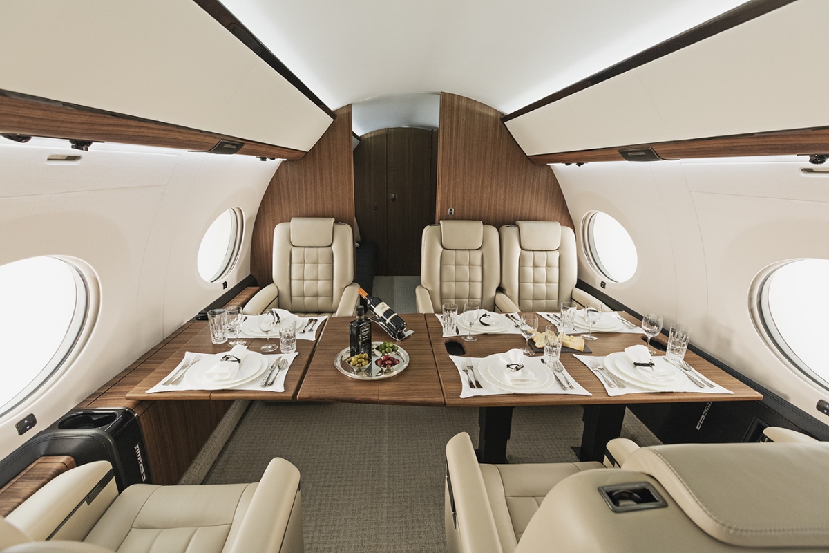 Nội thất của máy bay G650ER