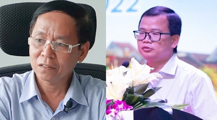 Ông Nguyễn Văn Văn (trái) và Lê Ngọc Tường