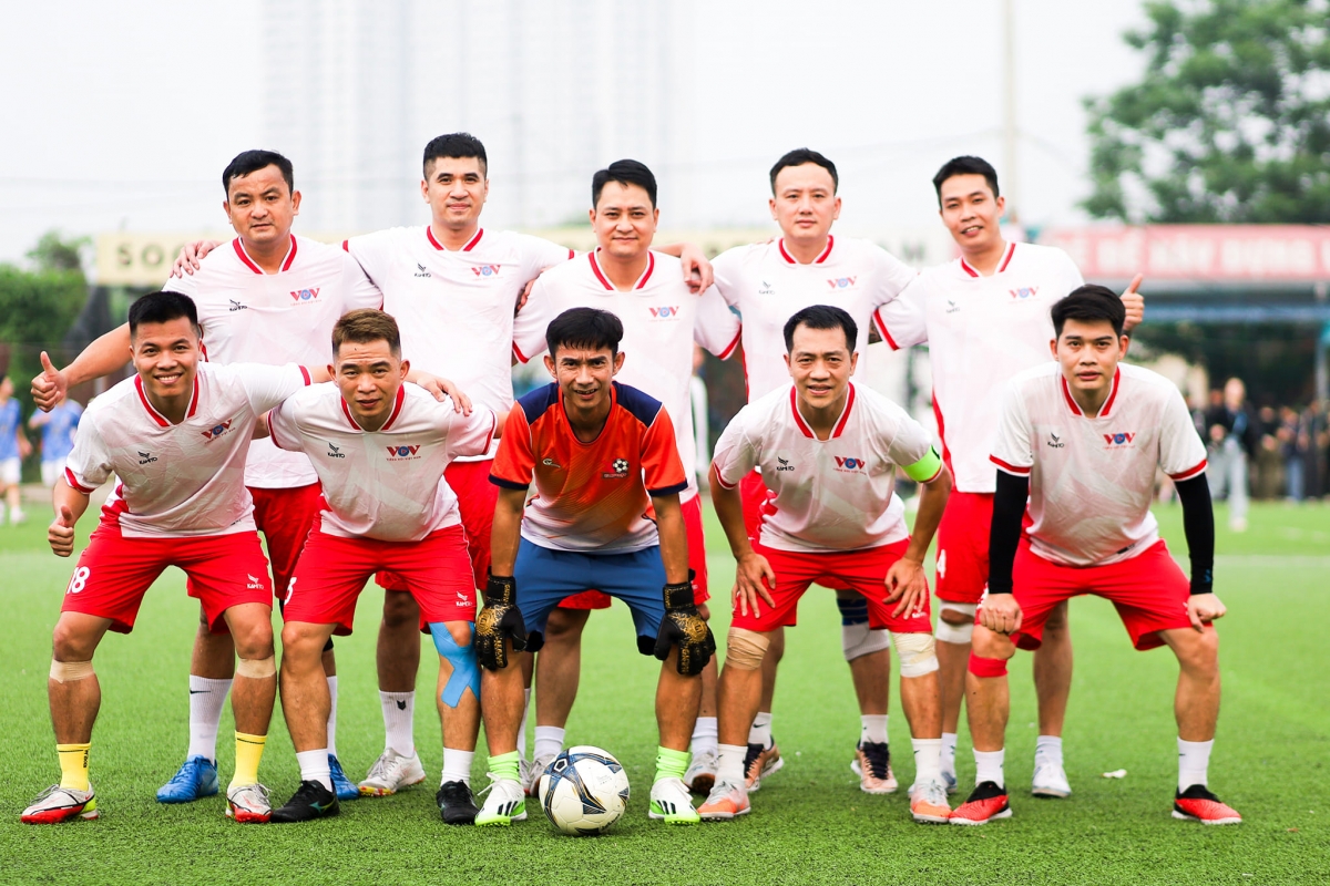 Đội bóng VOV tham gia tranh tài tại vòng chung kết Press Cup 2024