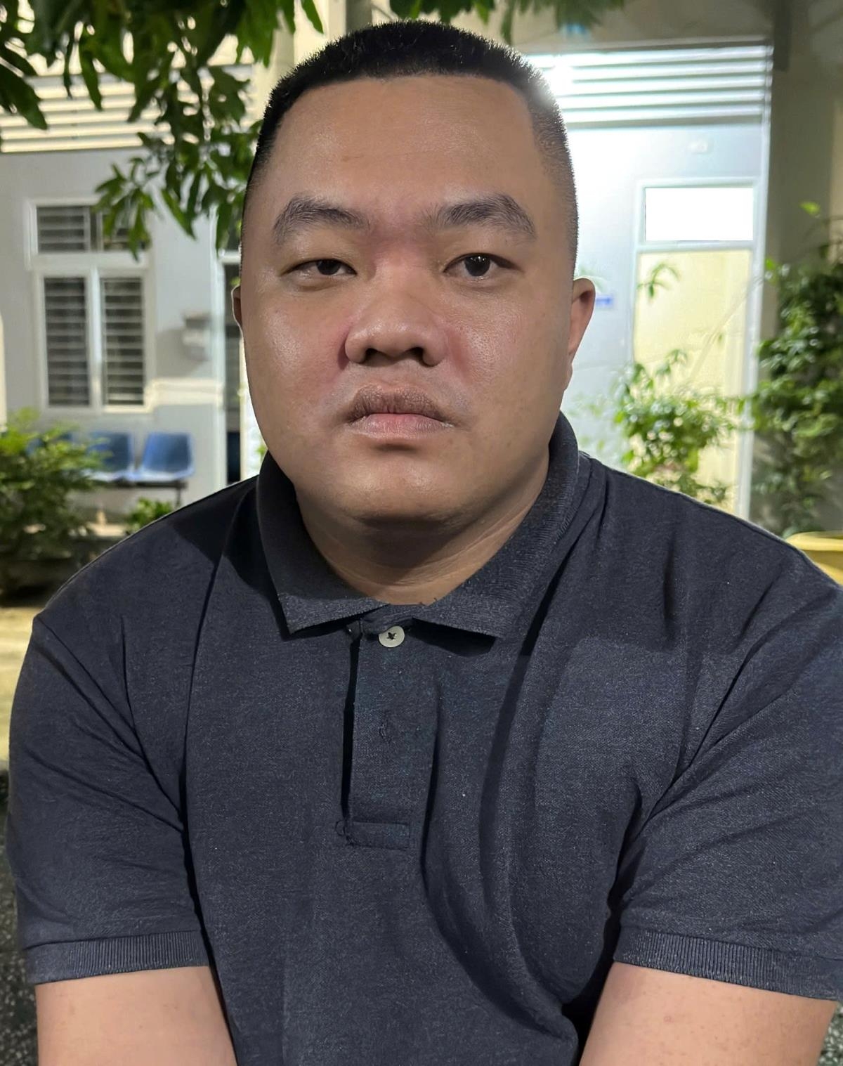 Đối tượng Nguyễn Hoàng Anh tại cơ quan điều tra