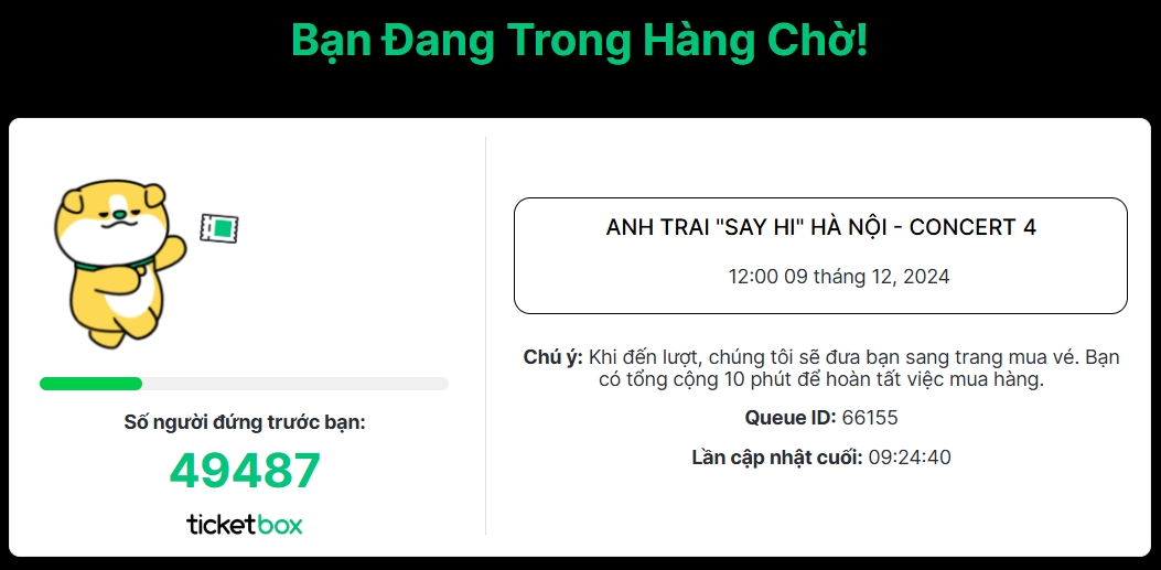 Gần 50.000 người chờ mua vé concert 4 Anh trai "say hi"