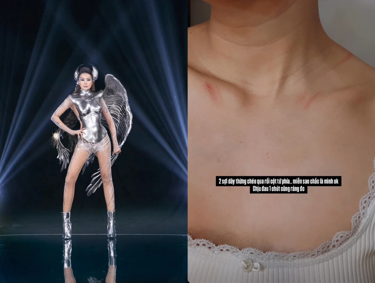 Sao Việt 24/11: Diễn vedette trong một show thời trang, Thanh Hằng đã gặp sự cố không mong muốn. Theo đó, một chiếc cánh phía sau đã vuột khỏi người Thanh Hằng và rớt giữa đường. Nữ siêu mẫu sau đó vẫn giữ bình tĩnh và hoàn thành phần trình diễn ở cuối đường băng trong sự cổ vũ của nhiều người có mặt. Nữ siêu mẫu cho biết đó là sự cố không mong muốn và hoan hỉ đón nhận.