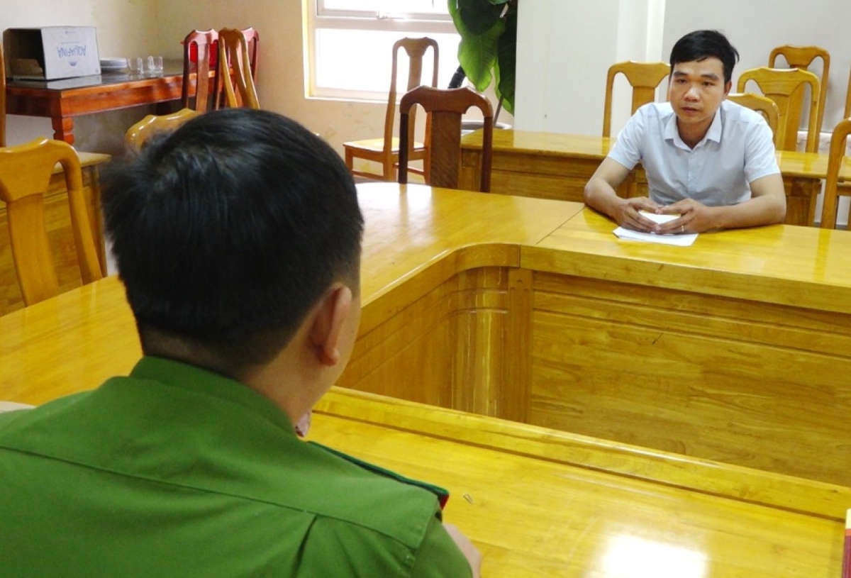 Bị can Ngô Đình Khánh tại cơ quan điều tra