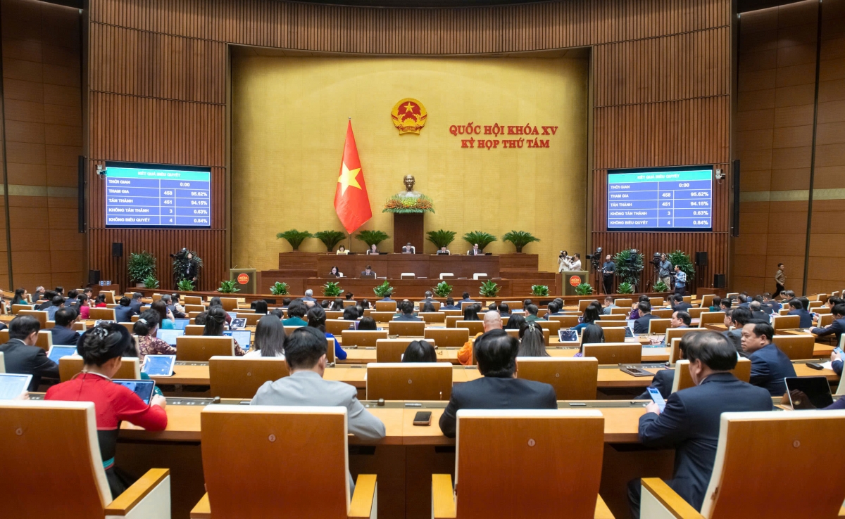 Quốc hội biểu quyết thông qua Luật Dữ liệu chiều 30/11