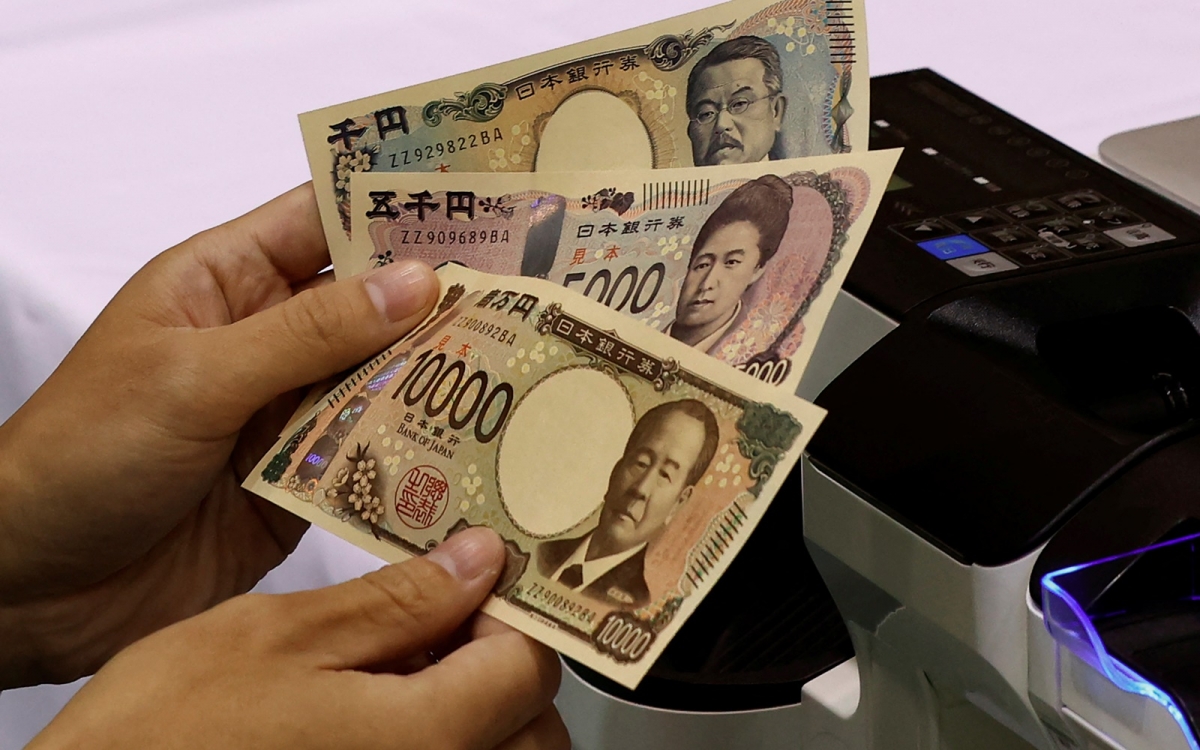 Đồng yen Nhật Bản. Ảnh: Reuters.