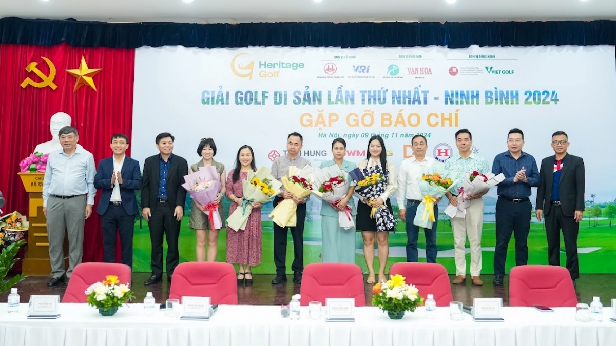 Giải Golf Di sản lần thứ Nhất - Ninh Bình năm 2024 được tổ chức bởi Sở Văn hóa và Thể thao tỉnh Ninh Bình và Công ty Cổ phần Truyền thông Đối ngoại Việt Nam chủ trì, phối hợp với Báo Văn hóa, Hiệp hội Du lịch Golf Việt Nam.
