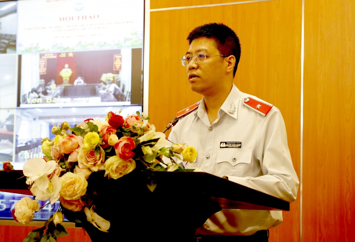 Ông Nguyễn Thành Chung, Chánh Thanh tra Bộ Thông tin và Truyền thông chia sẻ tại một hội thảo mới đây về tình trạng cuộc gọi lừa đảo, cuộc gọi rác...